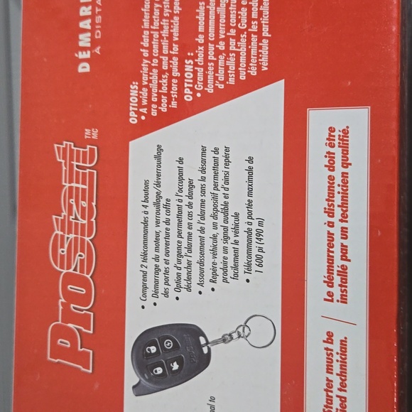ProStart 4-button Remote Starter with Keyless Entry Remote and Alarm,car, - Picture 4 of 7